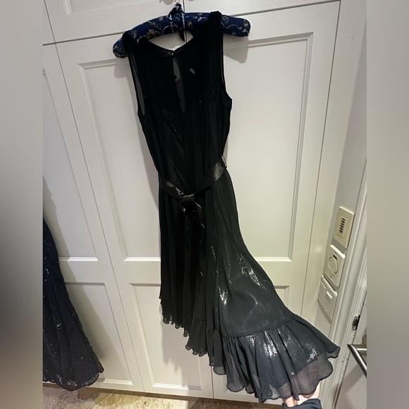 Ricky Freeman black and silver shimmery dress size 6 - Picture 3 of 3